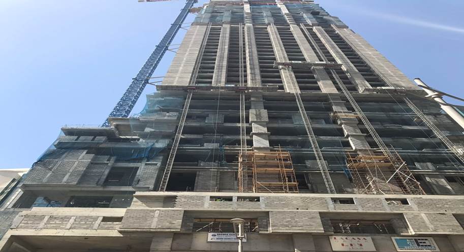 本公司在卡塔爾一個大型超市的二次結構砌筑